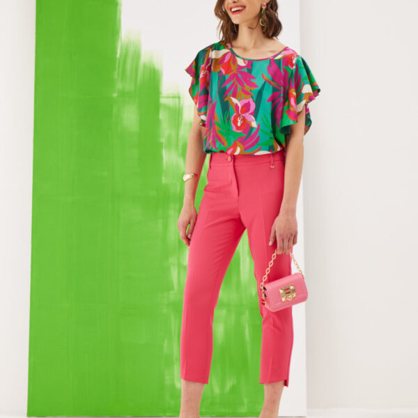 Genia SS23 μπλούζα σατεν