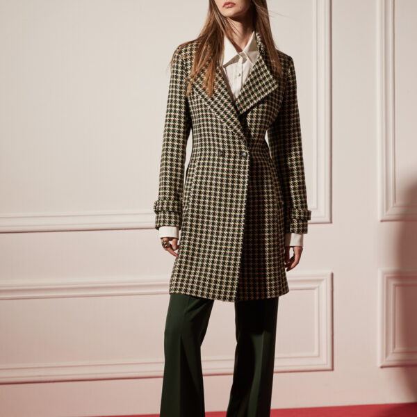 Genia fw 24-καρό-ημίπαλτο
